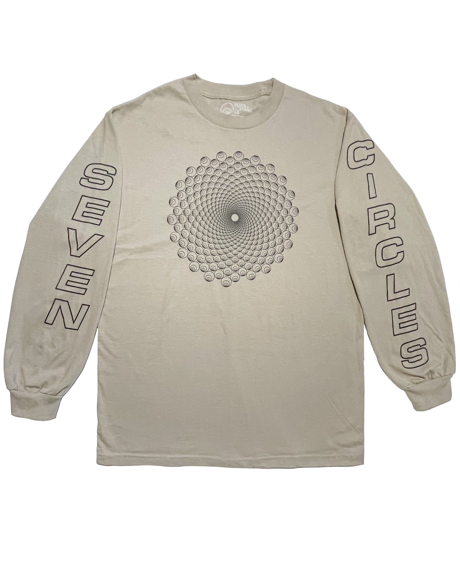 LONG SLEEVE / SPIRAL SANDSTONE – Seven Circles Clothing Co.